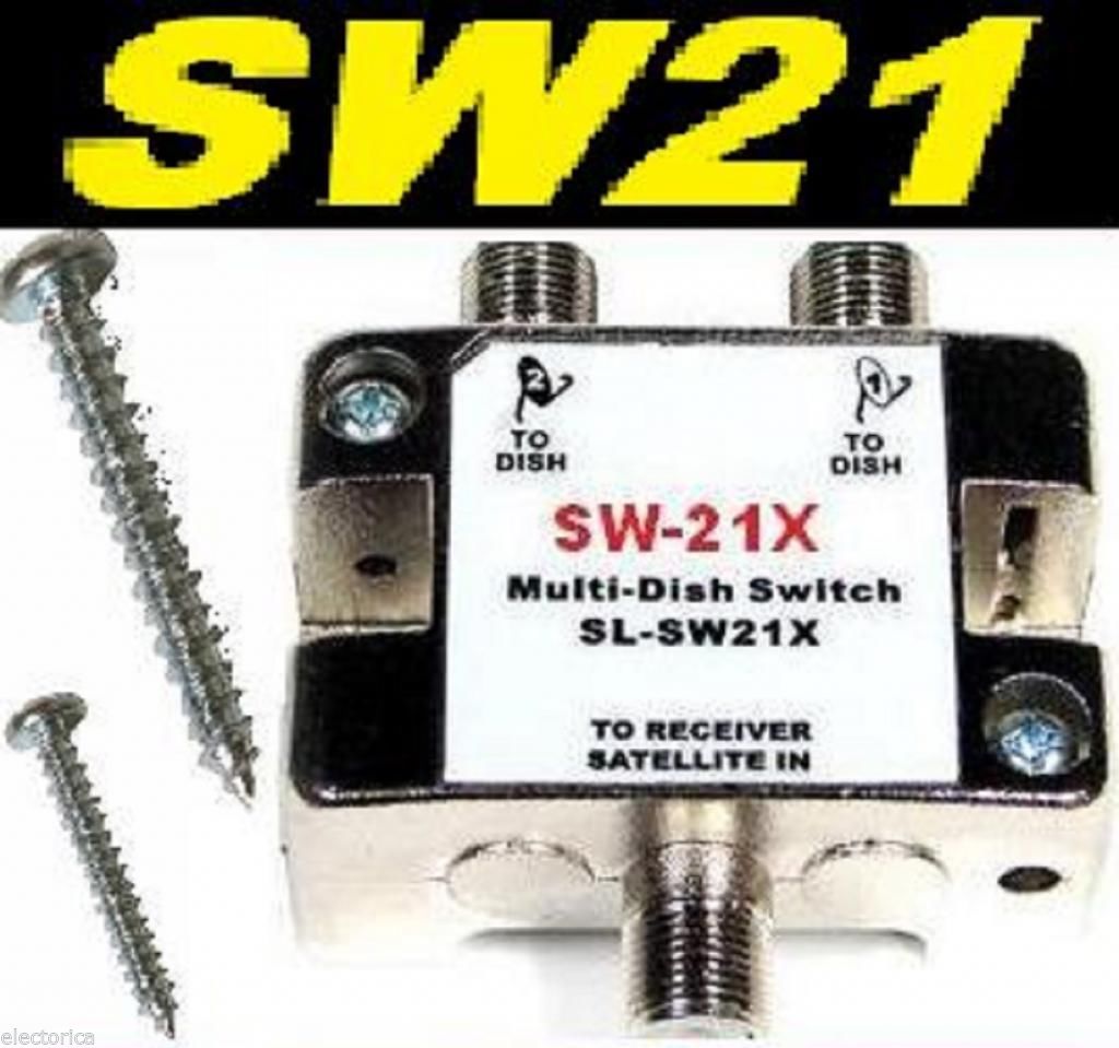 SW21 SATELLITE MULTI-SWITCH Dish NETWORK BELL EXPRESS VU sw21X